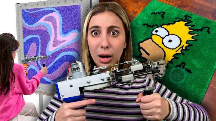 Trying to make VIRAL RUGS  🤩 (tufting)
