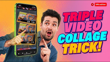 Triple Video Collage Trick – How to Make a 3-Layer Video Collage in VN Editor (Easy Tutorial)