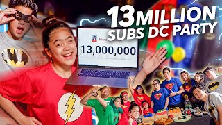 13 MILLION Subs DC Superhero PARTY!! (Ang Saya!) | Ranz and Niana