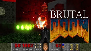 Ultimate Doom (Brutal Doom)#19 E3M5 Unholy Cathedral - 100% on Black Metal Difficulty