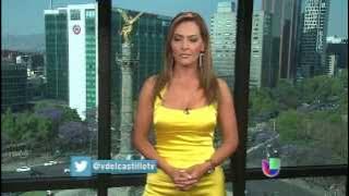 Veronica in Satin Yellow Cache Dress