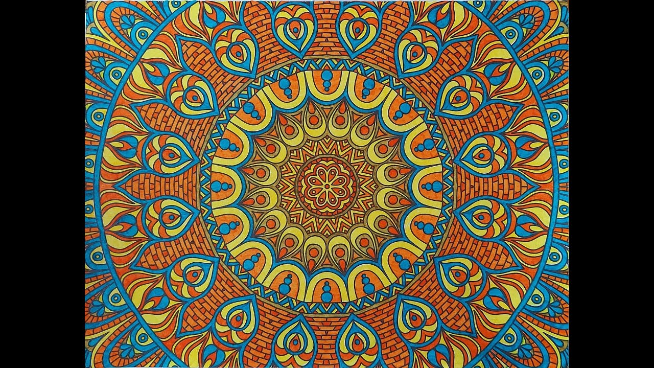 Beautiful Pattern Coloring || Solimo Enliven Yourself Colouring Book for Adults - Patterns