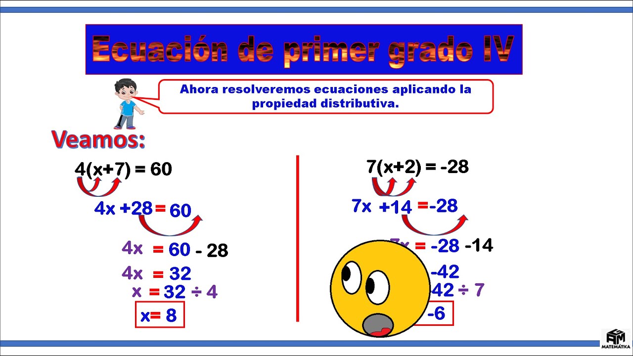 Ecuación de primer grado IV 4to de primaria YouTube
