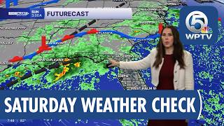 WPTV First Alert forecast for morning of Saturday October 3, 2026