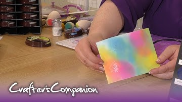 Blending Backgrounds using Harmony Opaque Pigment Ink Pads with Fiona