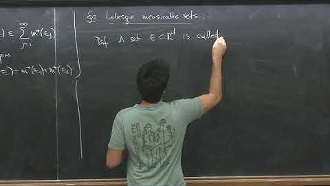 Real Analysis (MTH-RA) Lecture 5