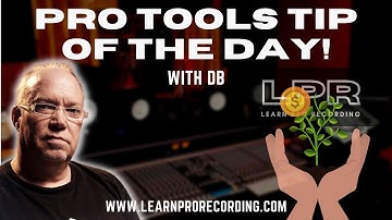 LPR 5 Minute Pro Tools Tip - Window Config - Memory Locations Explained