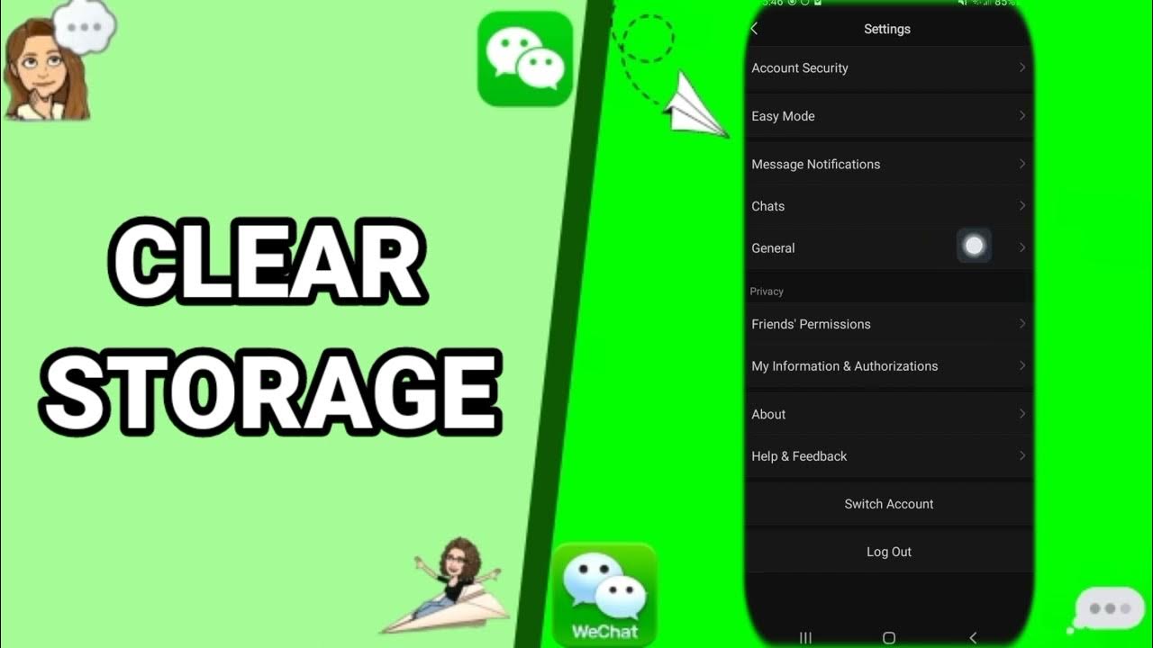 how-to-clear-storage-on-wechat-app-youtube
