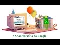 [aniversario de Google] 🎂 Quando e o aniversário da Google? 27 de Setembro de 2015 (Google Doodle)