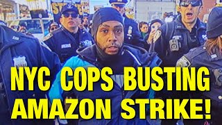 Amazon Driver ARRESTED By Unionbusting Thug Cops!