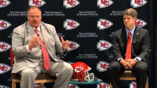 Andy Reid Introduced As Kansas City Chiefs Head Coach 1/7/13 Wealth