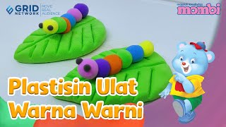 Membuat Plastisin – Ulat Warna Warni