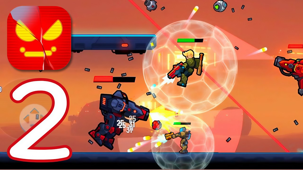 Steel Revolt AI Shooter - Gameplay Walkthrough Parte 2 - Chapter 2 (Android, iOS)