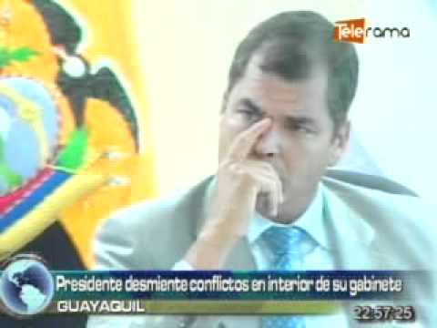 Presidente desmiente conflictos en interior de su gabinete - YouTube