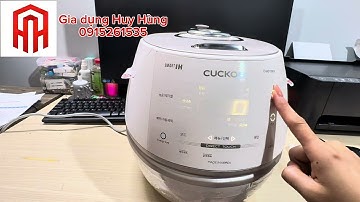 Hướng dẫn sử dụng nồi cơm điện áp suất cao tần Cuckoo CRP-CHAS109FW/FB, CRP-DHAS069FW/FB