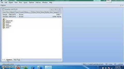 Var estimation in eviews/var at first difference #part 1