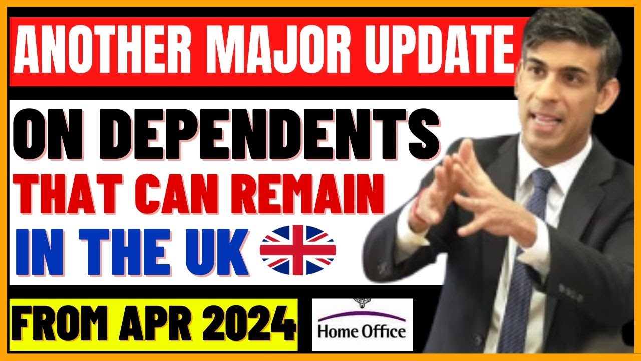 Major Update On Who Can Bring Dependents To UK Frm April 2024: Care