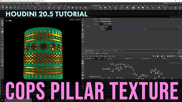 Houdini 20.5 - making a pillar texture in COPs
