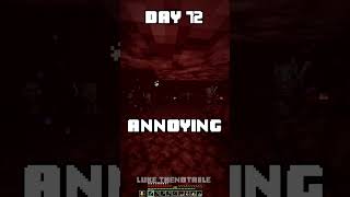 100 Days - [Minecraft Shorts] - Day 72 #minecraft #100days
