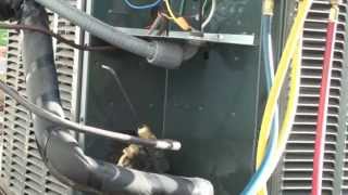 How to pump down the air conditioner