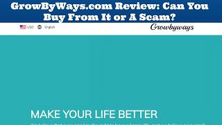 GrowByWays.com Review: Can You Buy From It or A Scam