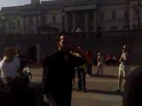 Trafalgar Square's visit, with Kamran Bhai (Shaidu)