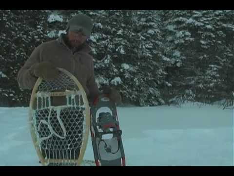 Modern Vs Traditional Snowshoes Youtube