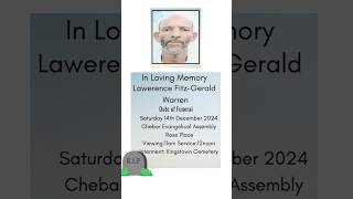 Lawrence F. Warren | Funeral Announcement #obituariessvg #svg #stvincentandthegrenadines🇻🇨🇻🇨🇻🇨