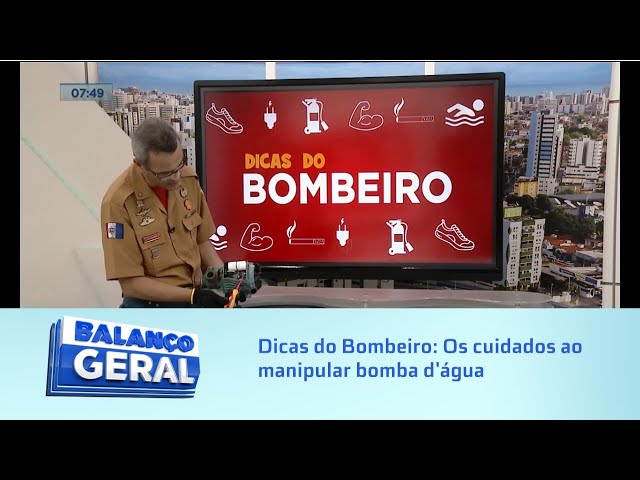 Dicas do Bombeiro: Os cuidados ao manipular bomba d'água