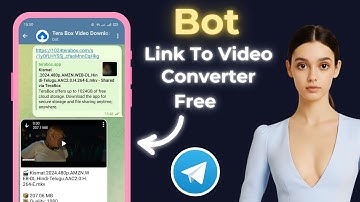Best FREE Link To Video Converter Telegram Bot