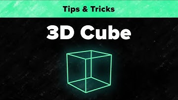 After Effects Tips & Tricks - 3D Cube