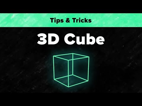 After Effects Tips & Tricks - 3D Cube