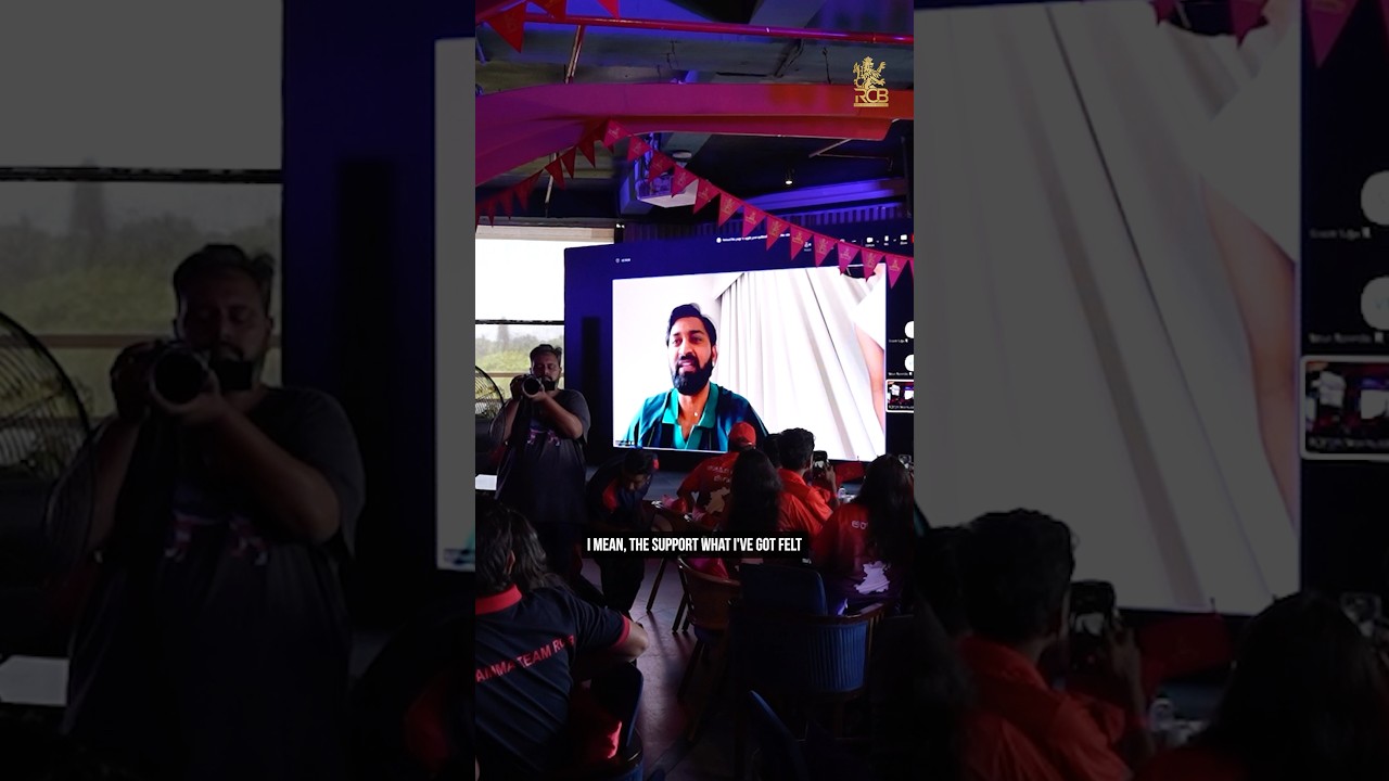 Krunal Pandya, Rajat Patidar, Devdutt Padikkal interacted with the fans virtually at 12th Man Huddle