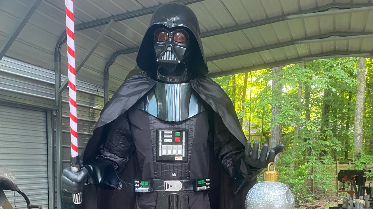 Home Depot 7 foot Animatronic Darth Vader Review! YouTube