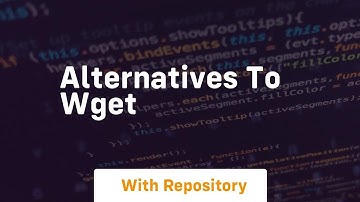 alternatives to wget