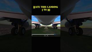 Epic Smooth Landing ✈️🔥 | Perfect Touchdown at Sunset #shorts #ytshorts #viral #trending #landing
