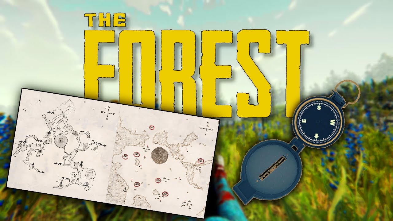 MAP & COMPASS Location Guide The Forest (PC/PS4/PS5) 2022 YouTube