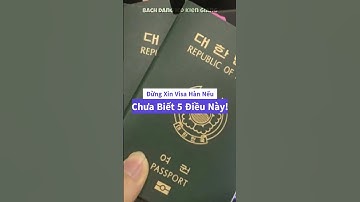 Đừng Xin Visa Hàn Nếu Chưa Biết 5 Điều Này! #duhoc #xkld #bachdangicokiengiang #hanquoc #visa