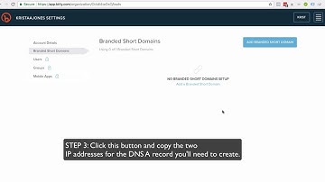 How to Create a Branded Shortlink using Bitly