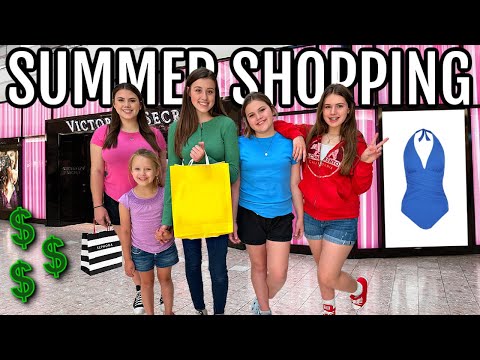 SUMMER SWiMSUiT SHOPPING with my TEENAGE DAUGHTERS! *this was crazy*