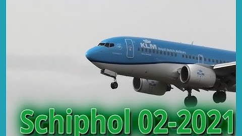 EHAM.  Amsterdam Schiphol February 2021 #schipholairport #schiphol #amsterdam