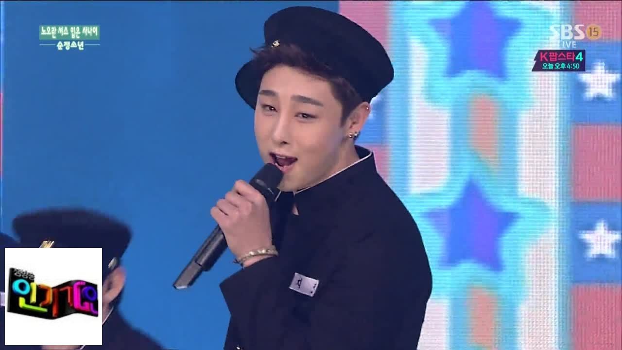 [Подлинный мальчик] Человек noorishishu @ популярной песни Inkigayo 141130