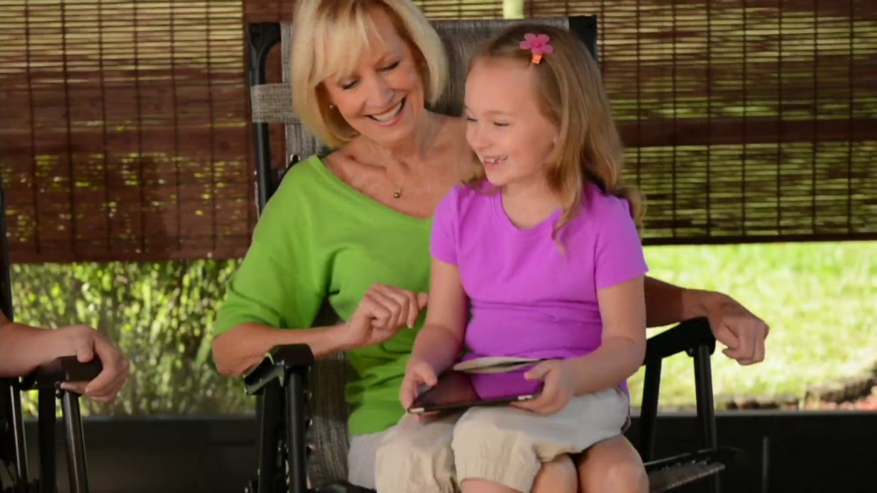 Bliss Hammocks Deluxe Foldable Rocking Chair with Headrest on QVC YouTube