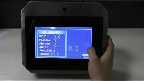 infrared thermometer thermal body temperature scanner set-up IR for COVID-19