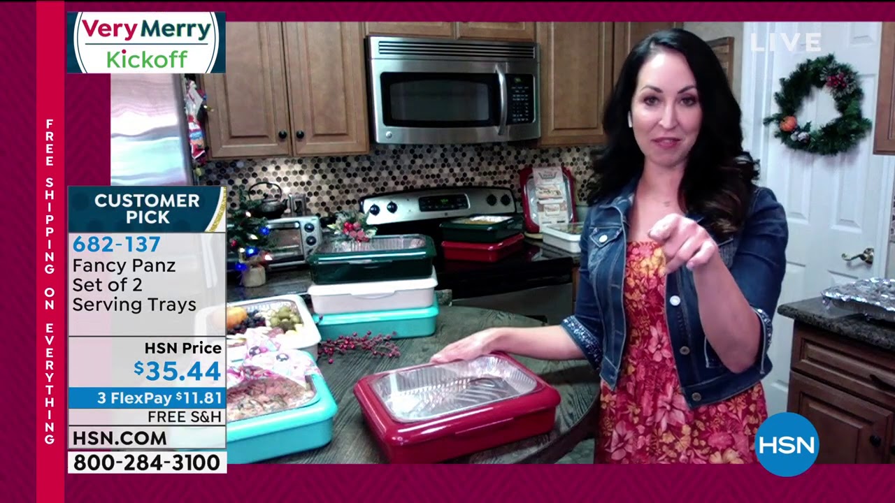 Fancy Panz Set of 2 Serving Trays