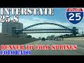I-25 South - Downtown Denver to Downtown Colorado Springs - 4K Highway Drive