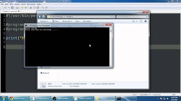 Perl Programming Tutorial : part 1