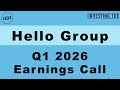 Hello Group Q1 2026 Earnings Call | Overseas Revenue Surges 44% To Mitigate Soft Domestic Metrics