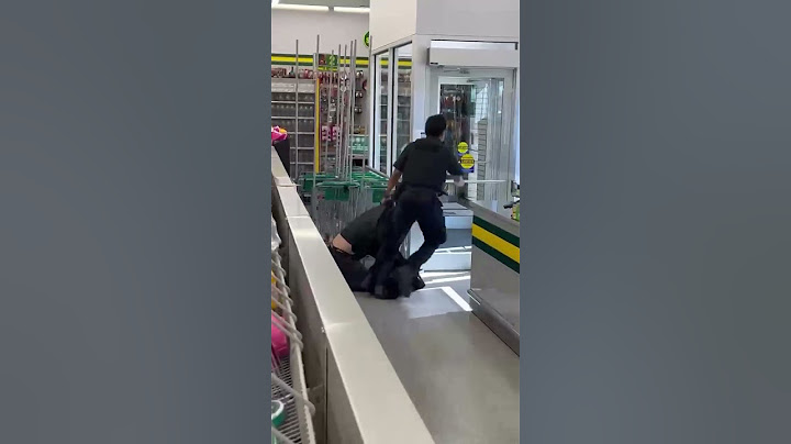 DONT STEAL FROM DOLLARAMA AND SPIT AT THE SECURITY GUARD!