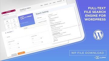 WordPress full-text file search engine
